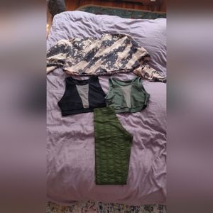 Booty by Brabants leggings, bras and Acidi Tees sweatshirt